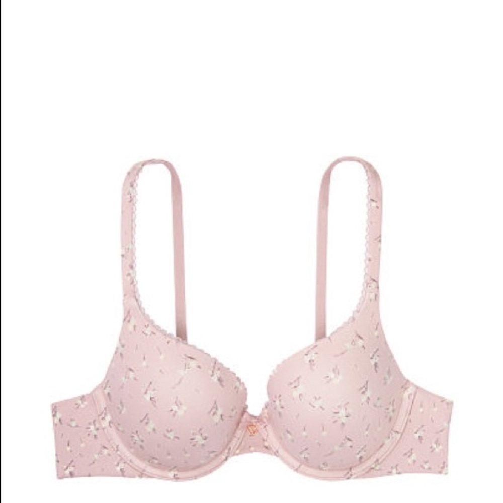 Body By Victoria Full Coverage Floral Push Ip Bra